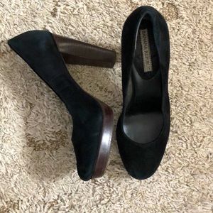 Banana Republic Suede Block Heel